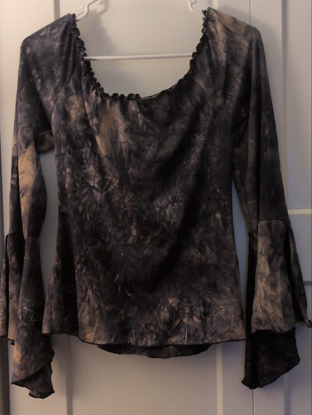 XXI Black & Cream Embroidered Peasant Tunic - Picture 8 of 13